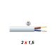 PD Connex RX12W Gumírozott hangfalkábel (2x1,5 mm2) - fehér