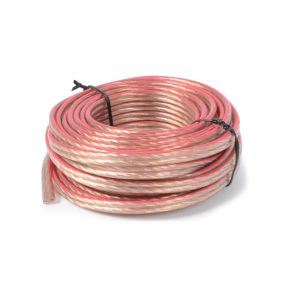   PD Connex RX32 Gumírozott Univerzális Hangfalkábel - Átlátszó (2x1,5 mm2, 10m)