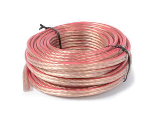 PD Connex RX32 Gumírozott Univerzális Hangfalkábel - Átlátszó (2x1,5 mm2, 10m)