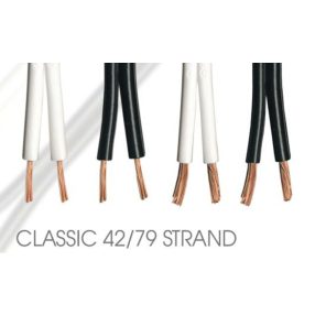   Qed C-42/100B QED PERFORMANCE Hangsugárzó kábel 42 STRAND [2 x 1.25mm2, guriga 100m] - fekete - ár / fm