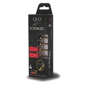   Qed QE1880 4mm-es hangsugárzó csatlakozó (4 db-os csomagolás)