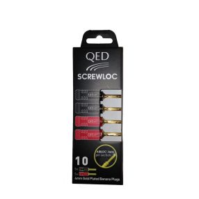   Qed QE1885 4mm-es hangsugárzó csatlakozó (10 db-os csomagolás)