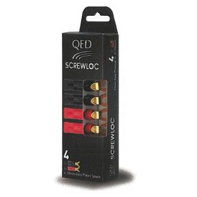   Qed QE1890 4mm-es hangsugárzó csatlakozó (4 db-os csomagolás)