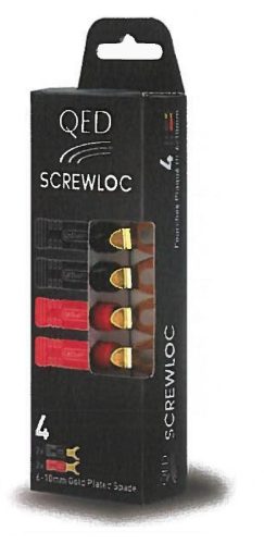 Qed QE1890 4mm-es hangsugárzó csatlakozó (4 db-os csomagolás)