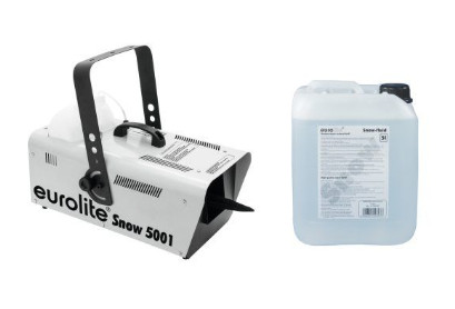 EUROLITE Set Snow 5001 Snow machine + Snow fluid 5l – Hóágyú, 5 literes hófolyadékkal