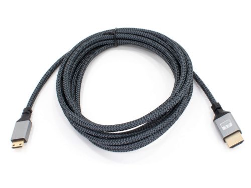 Thunder C4KMN-3 4K Type C Mini HDMI kábel [HDMI papa - Mini HDMI papa] (3 m)