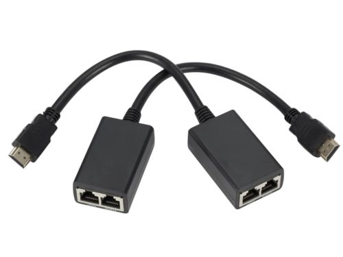 Thunder HDX-30, HDMI hosszabbító adapter, Ethernet (30m)