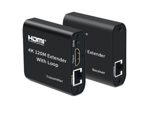 Thunder HDX-120, HDMI hosszabbító adapter, Ethernet + HDMI kimenet (120m)