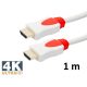 Thunder HDM12-1M HDMI kábel - 3D / FULL HD, aranyozott dugók, 1m