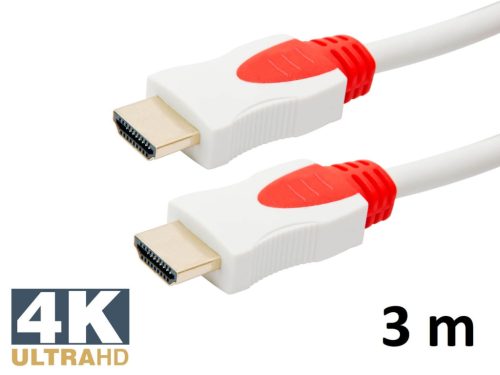 Thunder HDM12-3M HDMI kábel - 3D / FULL HD, aranyozott dugók, 3m