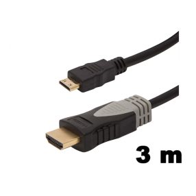   Thunder HDM18-3M Type C Mini HDMI - HDMI kábel, aranyozott dugók, 3m