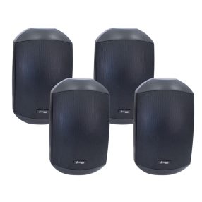   Thunder RWBT-6B Aktív fali hangfal szett, 4x30W, 6,5" - fekete
