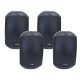 Thunder RWBT-6B Aktív fali hangfal szett, 4x30W, 6,5" - fekete