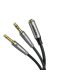 Ugreen AV193 Fejhallgató + mikrofon egyesítő kábel (4Pin Jack mama - 2x 3Pin Jack papa) - (20 cm)